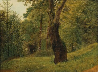 A Tree at the Edge of the Woods by Circle of Friedrich Gauermann