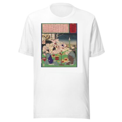 A Triple Wedding in the Family of the Farmer Matsunosuke by Tsukioka Yoshitoshi T-Shirt