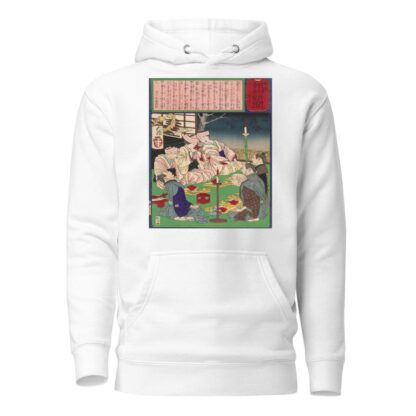 A Triple Wedding in the Family of the Farmer Matsunosuke by Tsukioka Yoshitoshi Hoodie