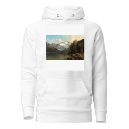 A View of the Dachstein Massif from Lake Gosau by Josef Thoma Hoodie