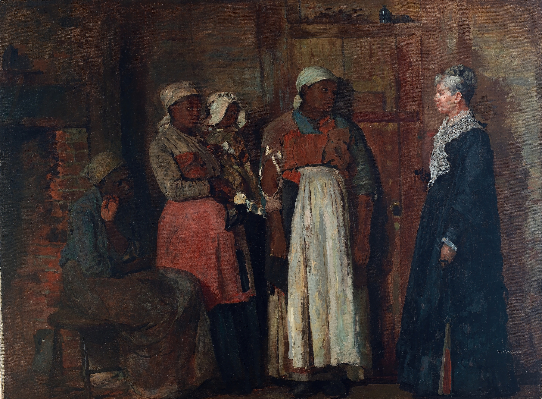 A Visit from the Old Mistress by Winslow Homer
