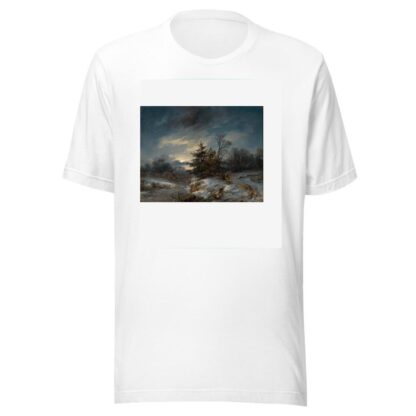 A Winter Evening by Remigius Adrianus van Haanen T-Shirt