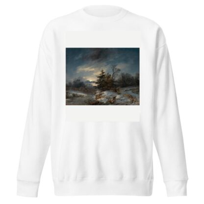 A Winter Evening by Remigius Adrianus van Haanen Sweatshirt