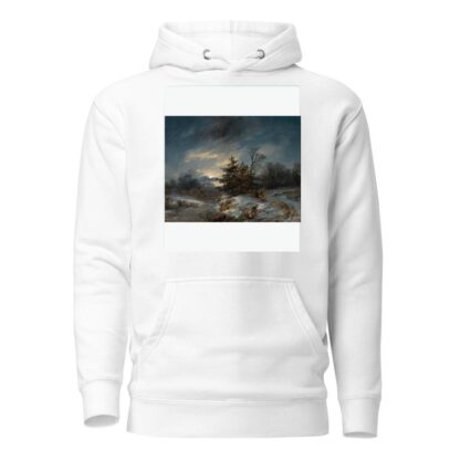 A Winter Evening by Remigius Adrianus van Haanen Hoodie