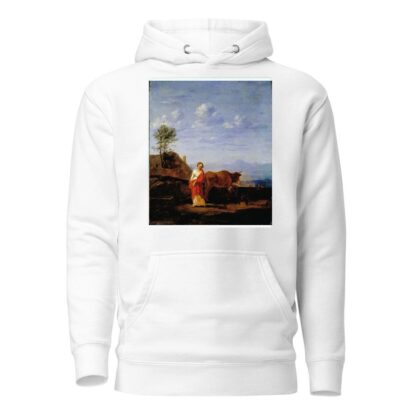 A Woman with Cows on a Road by Karel Dujardin Hoodie