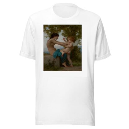 A Young Girl Defending Herself against Eros by William Bouguereau T-Shirt