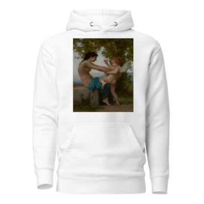 A Young Girl Defending Herself against Eros by William Bouguereau Hoodie