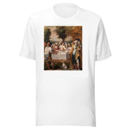 Abraham And The Three Angels by Avanzino Nucci T-Shirt