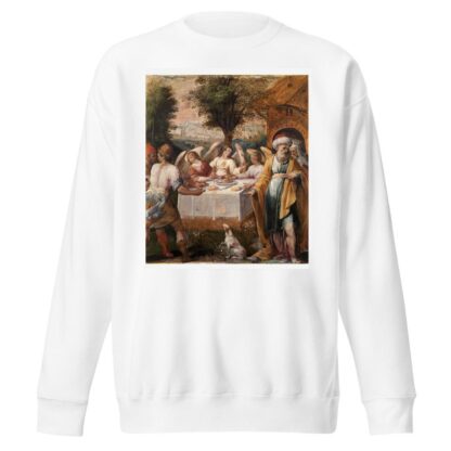 Abraham And The Three Angels by Avanzino Nucci Sweatshirt