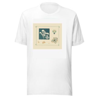Abstract design based on leaf and feather shapes by George Auriol T-Shirt
