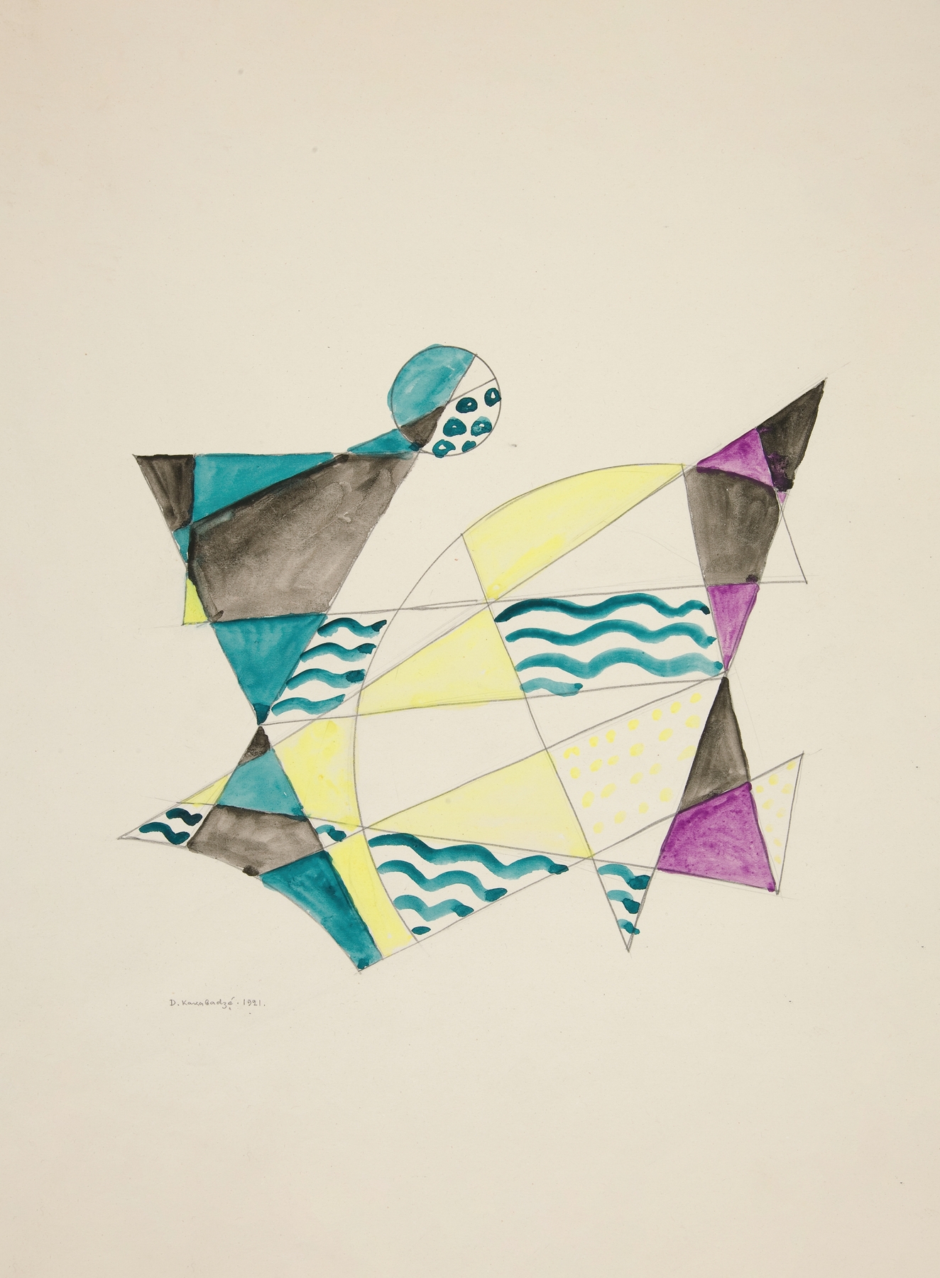 Abstraction Based on Sails, II by David Kakabadzé