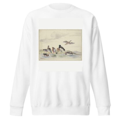 Acht Enten verschiedener Art am Wasser by Pieter Holsteijn Sweatshirt