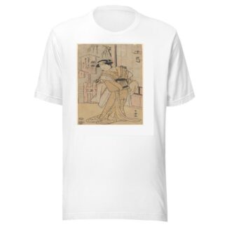 Actor as a Woman with a String of Letters at Her Belt by Katsukawa Shun'ei T-Shirt