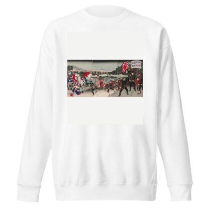Advance and Attack in the Vicinity of Dagu by Watanabe Nobukazu Sweatshirt