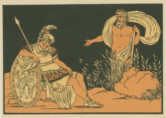 Aeneas and Tiber by Bartolomeo Pinelli