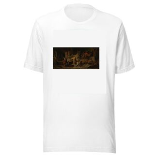 Aeneas Offering Presents to King Latinus and Asking Him for the Hand of His Daughter by Jean-Baptiste Regnault T-Shirt