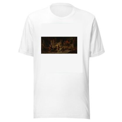 Aeneas Offering Presents to King Latinus and Asking Him for the Hand of His Daughter by Jean-Baptiste Regnault T-Shirt
