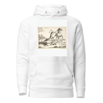 Æseldriver, der slår en hest Fablen om æslet og hesten by Marcus de Bye Hoodie