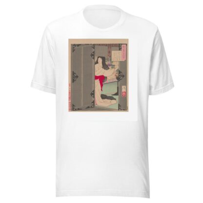 Akazome Emon viewing the Moon from her palace chambers by Tsukioka Yoshitoshi T-Shirt