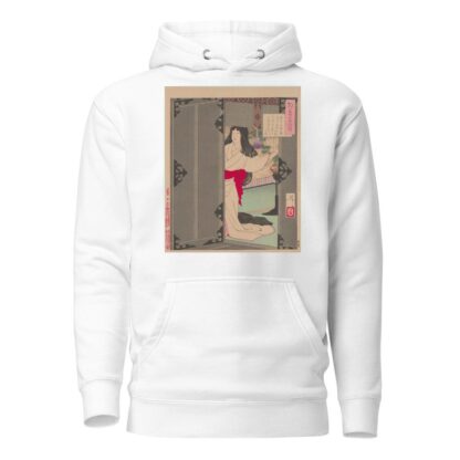 Akazome Emon viewing the Moon from her palace chambers by Tsukioka Yoshitoshi Hoodie