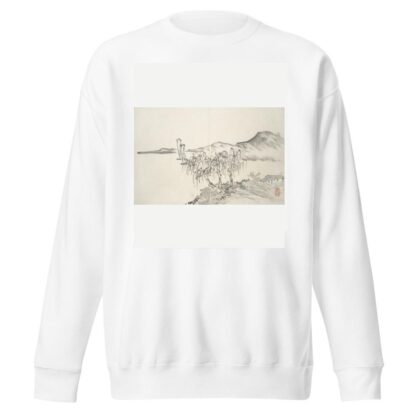 Album of Fifteen Ink Paintings Pl.02 by Hine Taizan Sweatshirt
