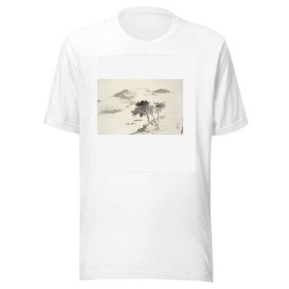 Album of Fifteen Ink Paintings Pl.07 by Hine Taizan T-Shirt
