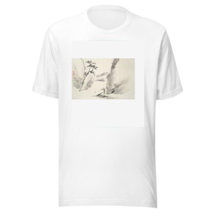 Album of Fifteen Ink Paintings Pl.09 by Hine Taizan T-Shirt
