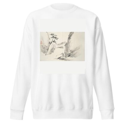 Album of Fifteen Ink Paintings Pl.09 by Hine Taizan Sweatshirt