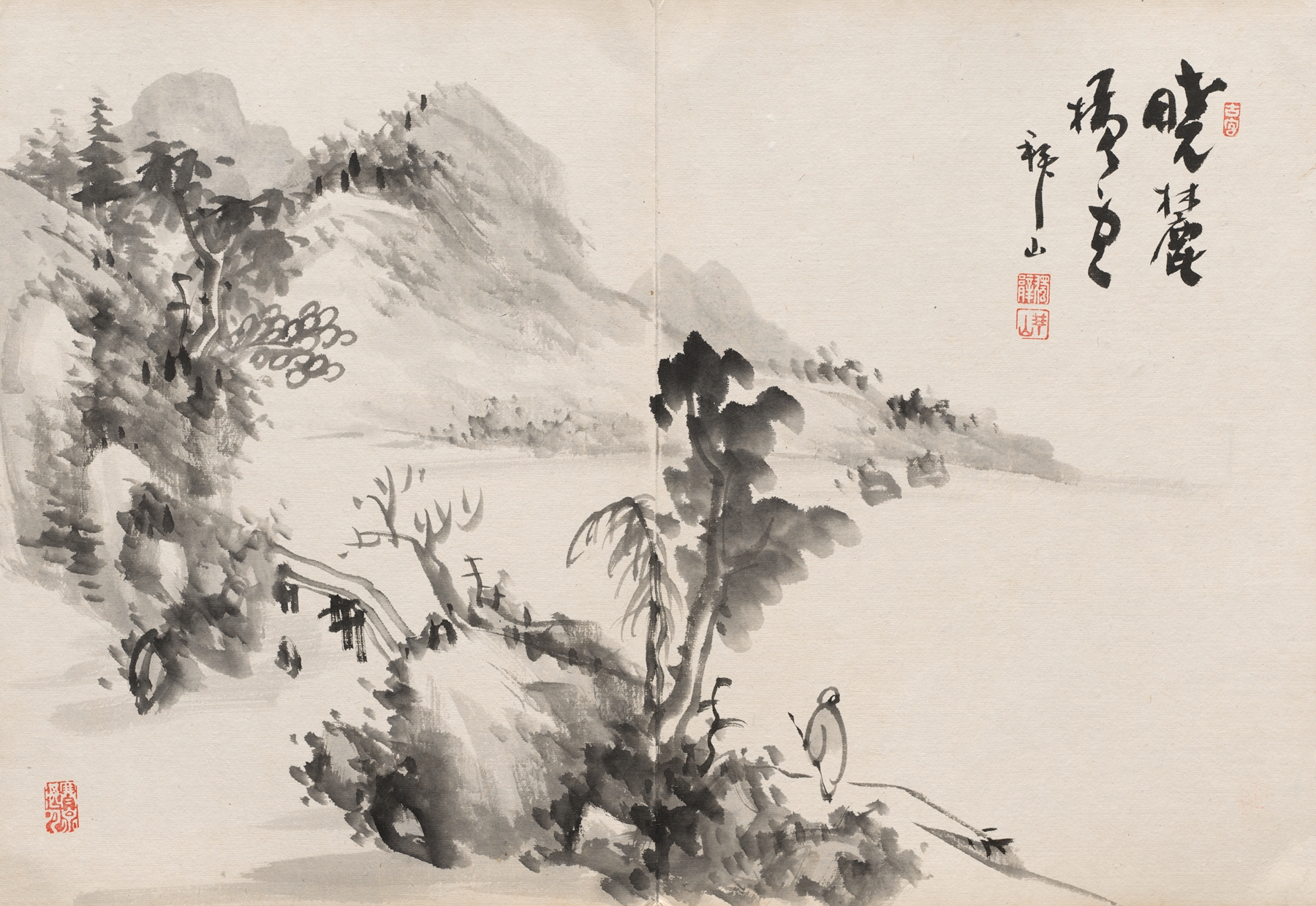 Album of Paintings by Haizan Pl.04 by Yoshitsugu Haizan