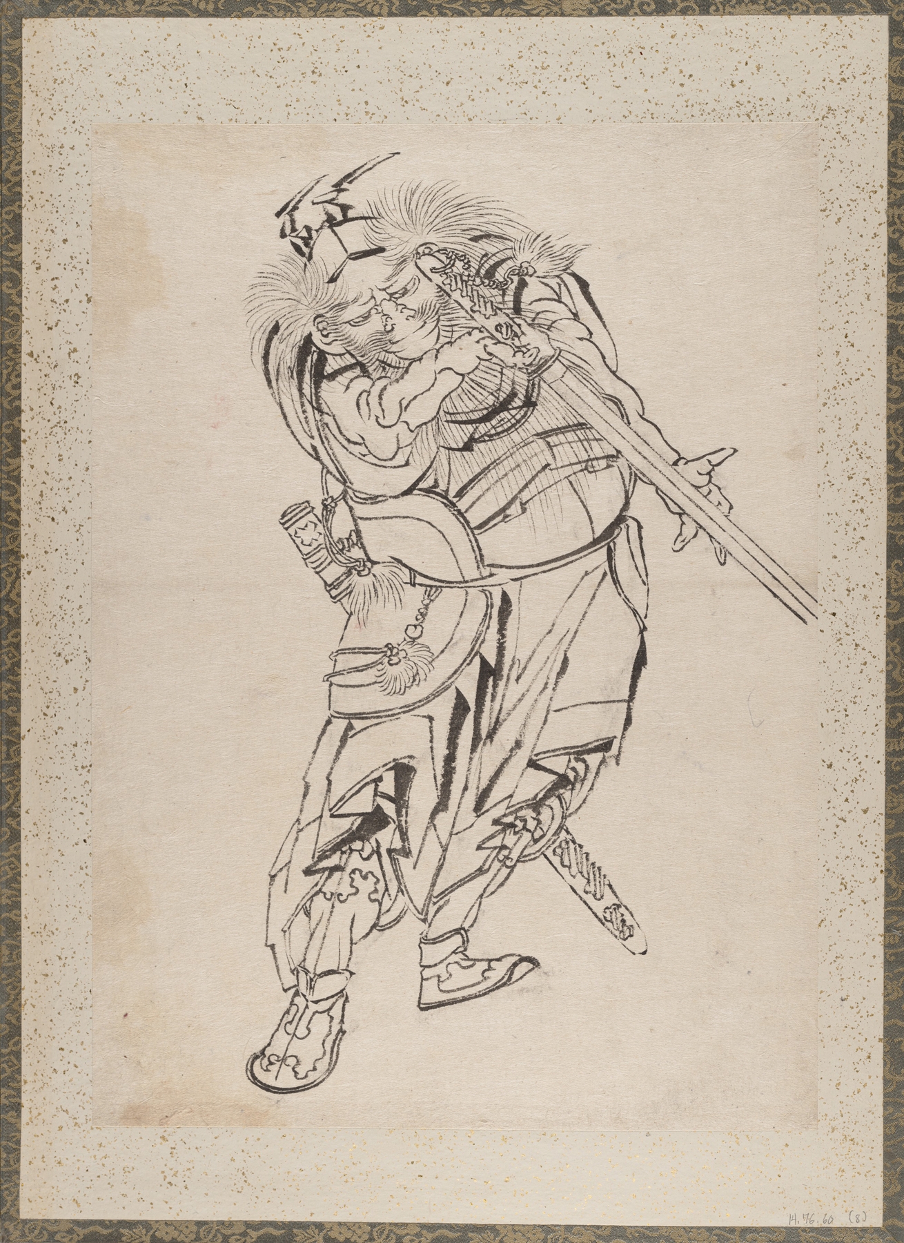 Album of Sketches by Katsushika Hokusai and His Disciples Pl.08 by Katsushika Hokusai