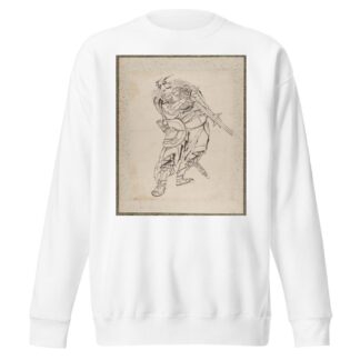 Album of Sketches by Katsushika Hokusai and His Disciples Pl.08 by Katsushika Hokusai Sweatshirt