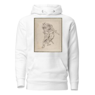 Album of Sketches by Katsushika Hokusai and His Disciples Pl.08 by Katsushika Hokusai Hoodie