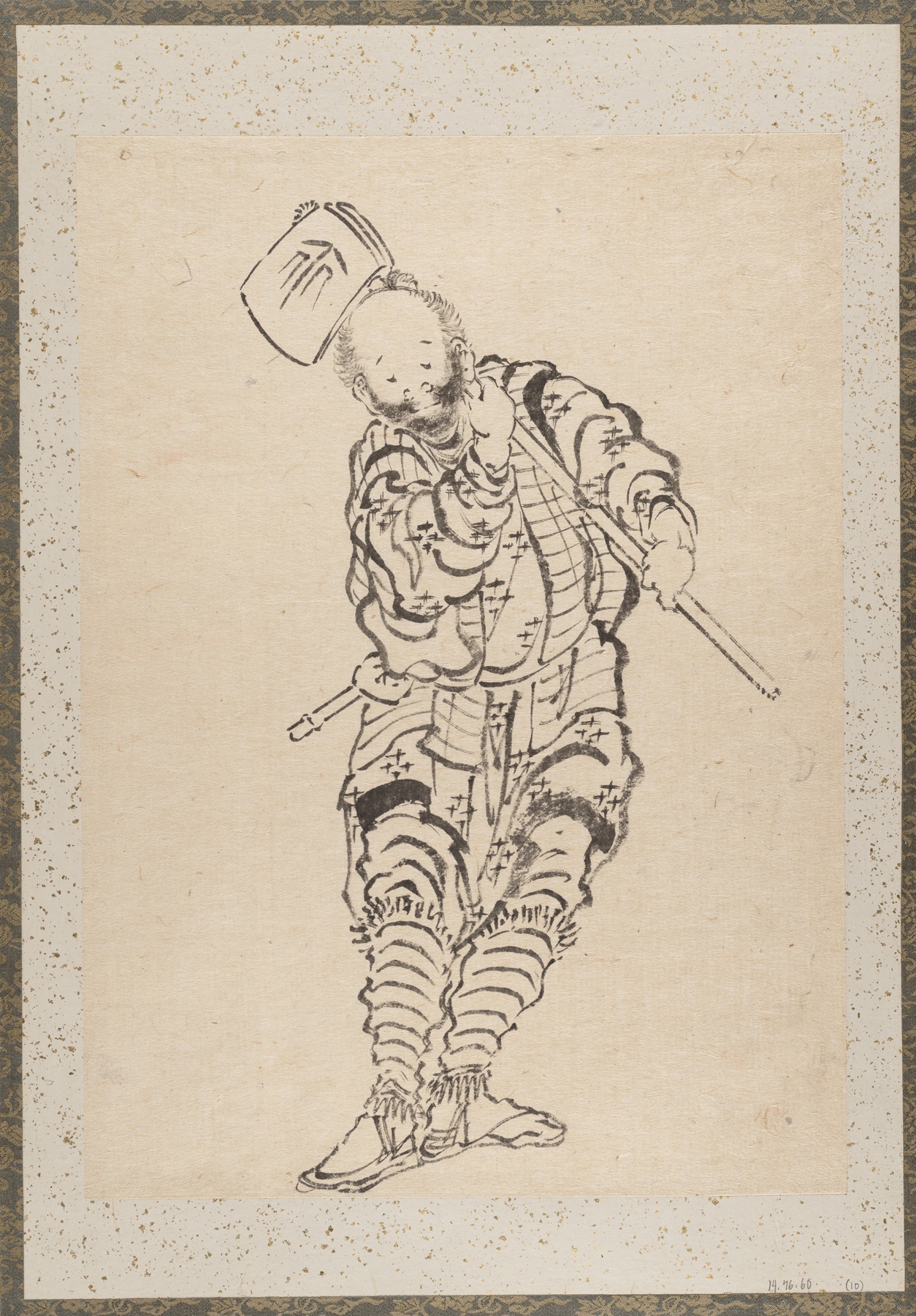 Album of Sketches by Katsushika Hokusai and His Disciples Pl.10 by Katsushika Hokusai
