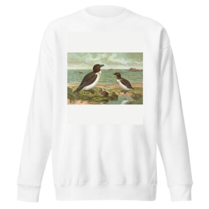 Alca torda by Johann Friedrich Naumann Sweatshirt