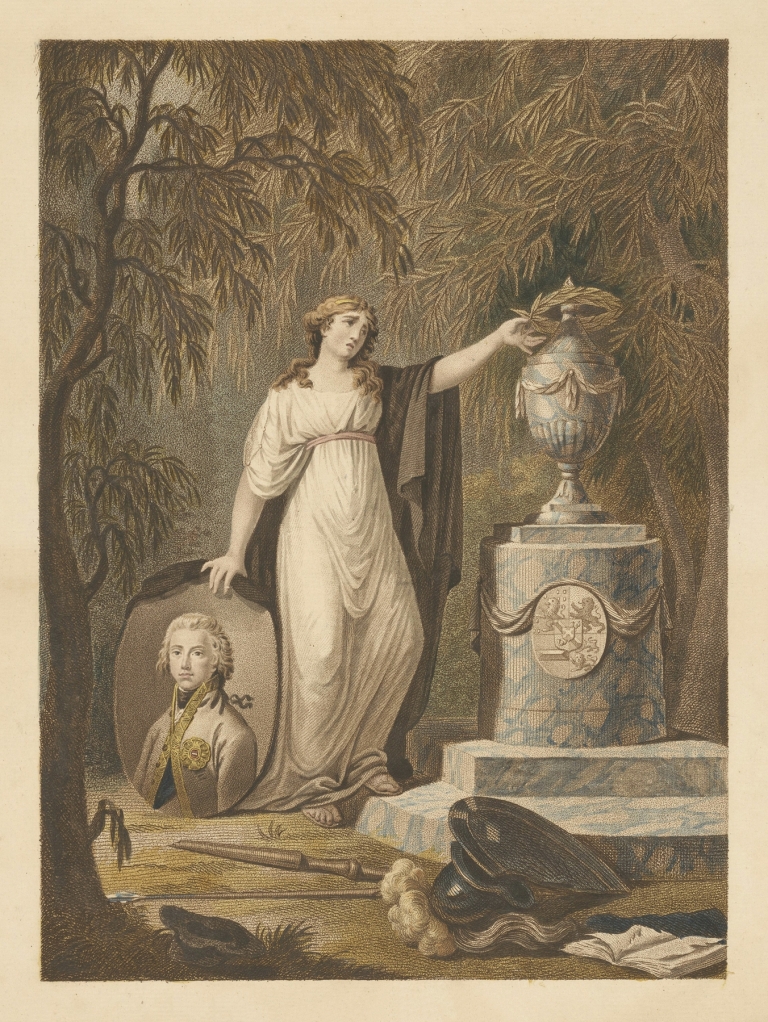 Allegorical tomb for Frederick, Prince of Orange-Nassau by Anonymous