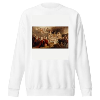 Allégorie des fiançailles de Louis XV avec l’infante Marie-Anne-Victoire d’Espagne by Nicolas de Largillière Sweatshirt