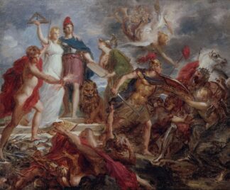 Allégorie révolutionnaire; La Liberté, l’Egalité et la Civilisation repoussant le Despotisme by Anonymous