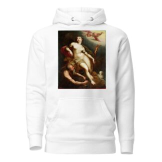 Allegory of Christian patience with Chronos breaking the chains by Jacob De Backer Hoodie