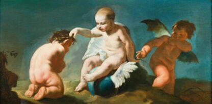 Allegory of Morality; Virtue awarded and Vice punished by Venetian School