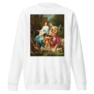 Allegory of the Arts by Gustav Adolf Goldberg Sweatshirt