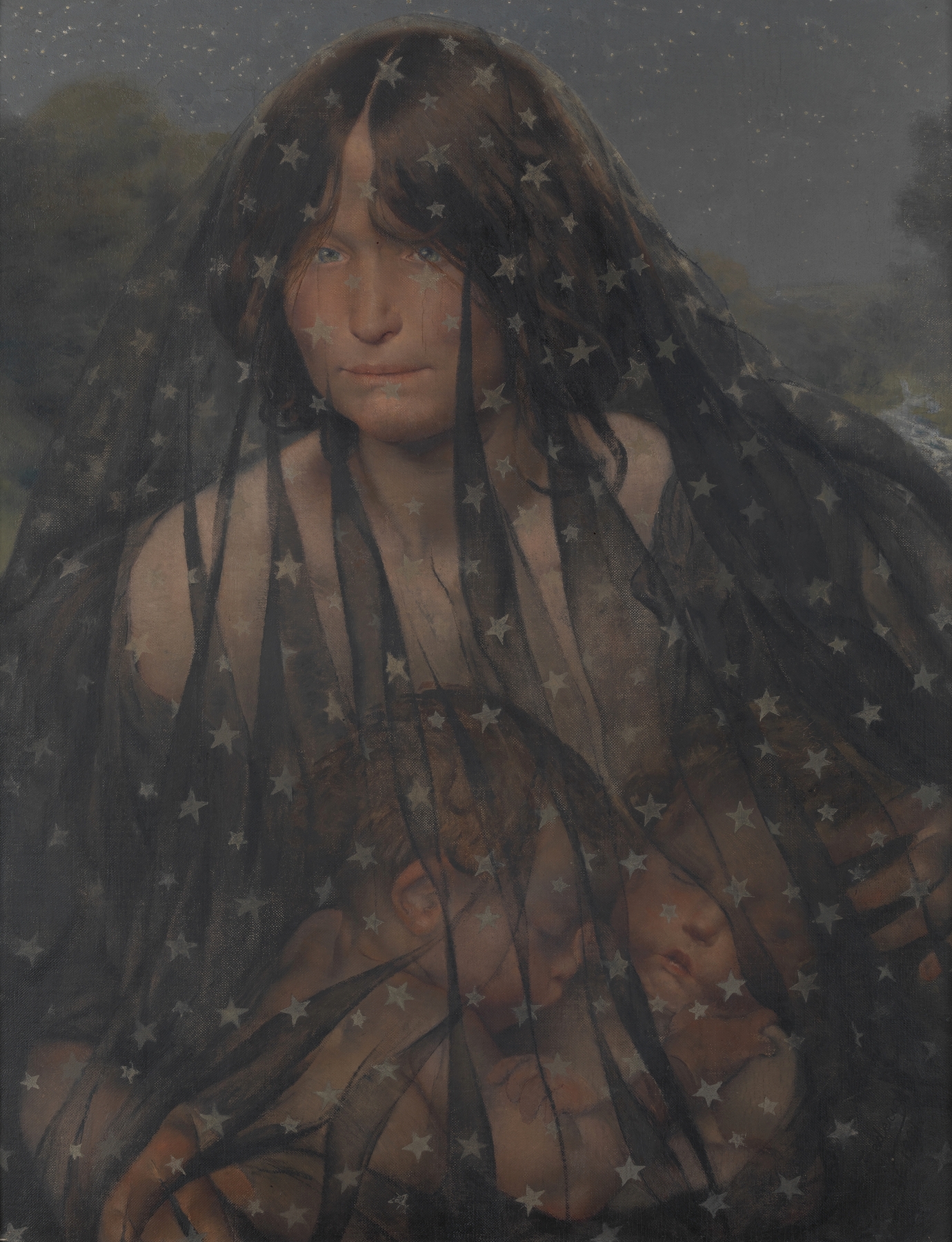Allegory of the Night by Léon Frédéric