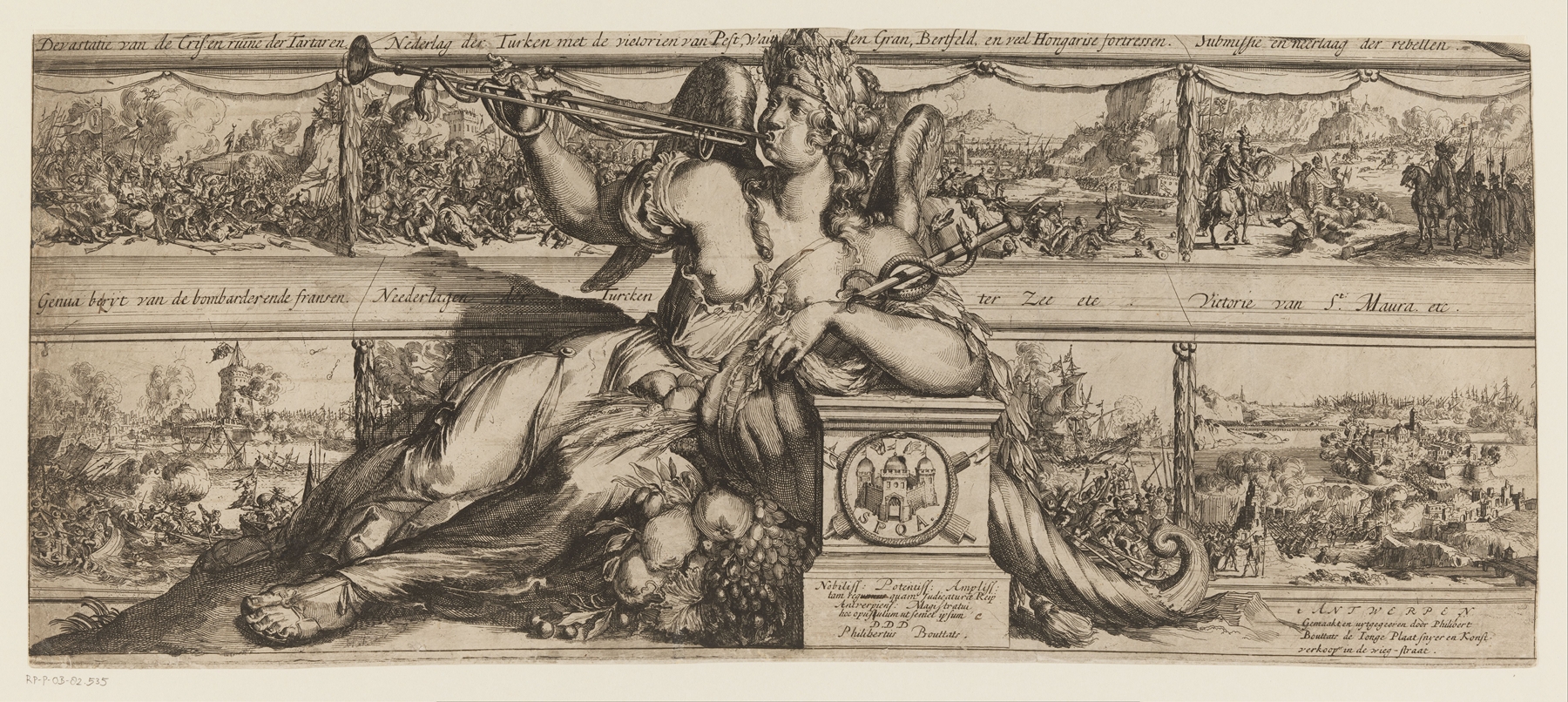 Allegory of the Victories over the Turks by Philibert Bouttats