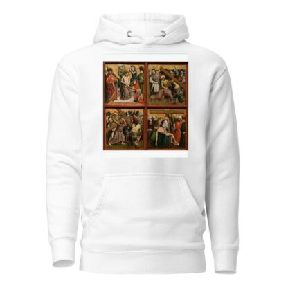 Altarpiece with The Passion of Christ by Master of the Schlägl Altarpiece Hoodie