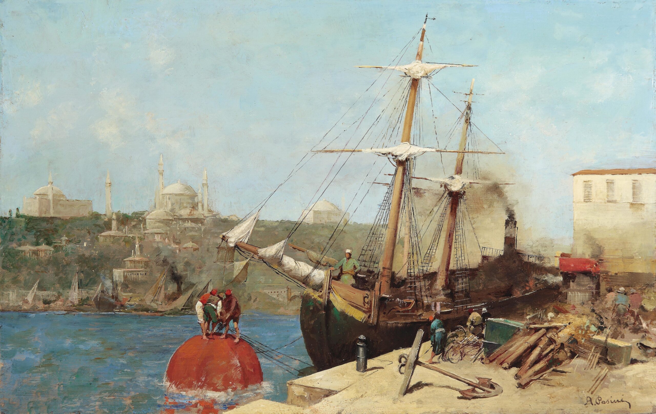 Am Goldenen Horn by Alberto Pasini
