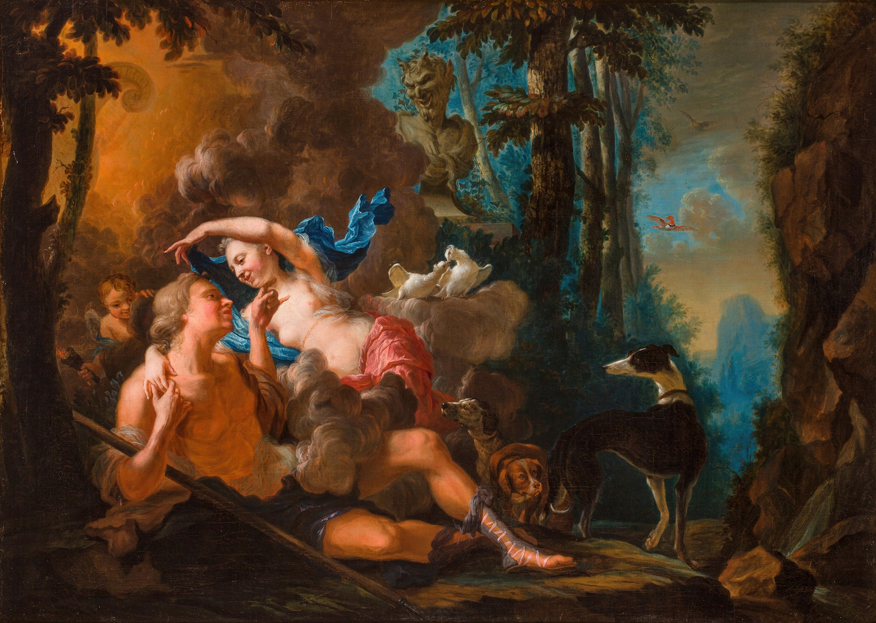Amor and Psyche by Nicolaas Verkolje