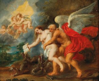 An Allegory of Time and Truth as winner over Envy and Falsehood by Jan Van Den Hoecke