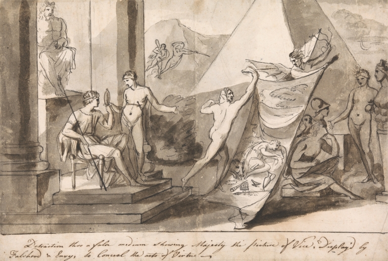 An Allegory on the Plight of the Artist by Mauritius Lowe