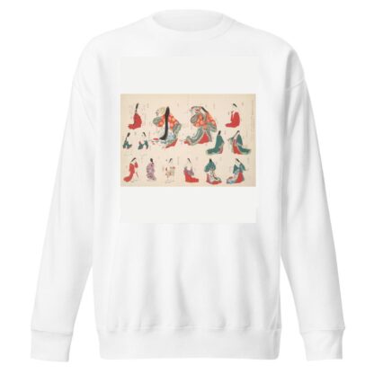 An illustration of women’s costumes by Shigeo Inobe (Editor) Sweatshirt