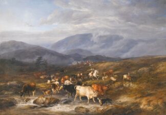 An Intercepted Raid, Ettrick Shepherd by Thomas Sidney Cooper