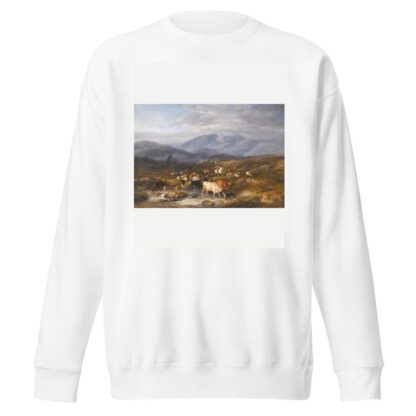 An Intercepted Raid, Ettrick Shepherd by Thomas Sidney Cooper Sweatshirt